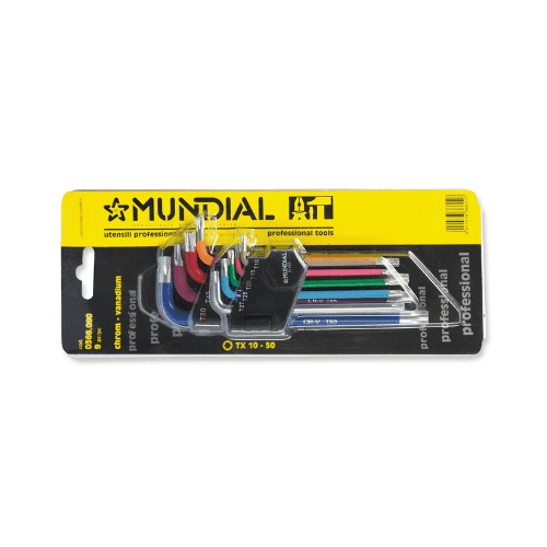Set dolgih torx ključev 9- delni