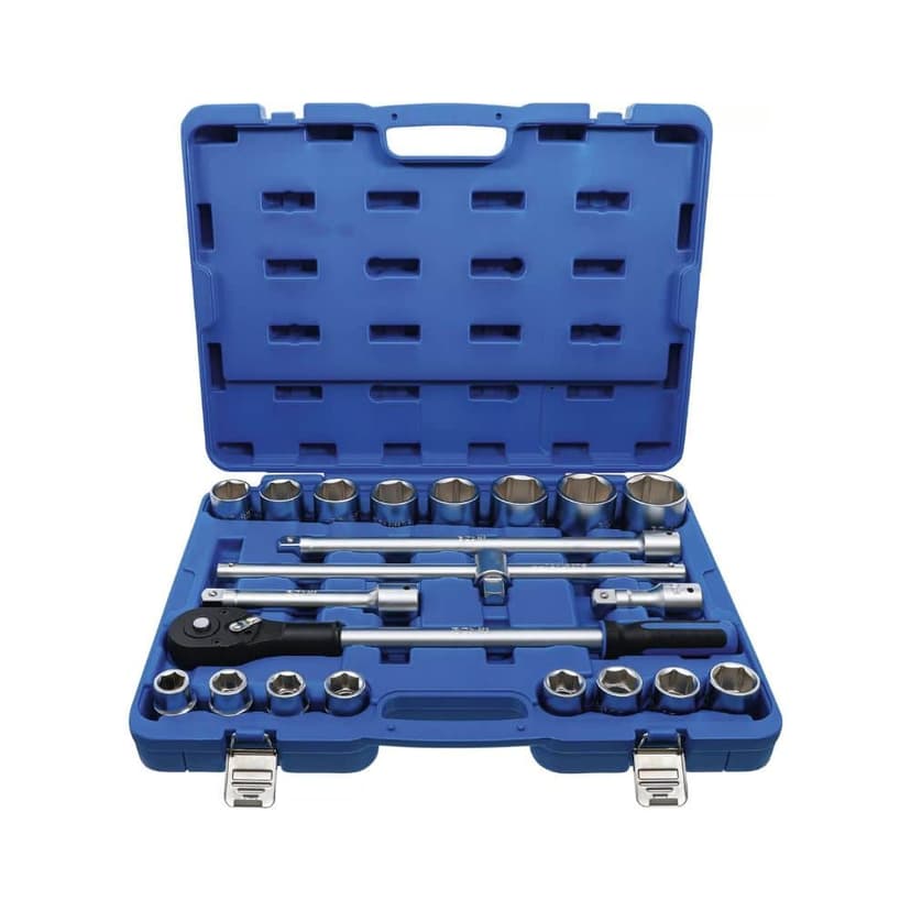 Set z nasadnimi ključi 3/4" 6-robi 21-delni