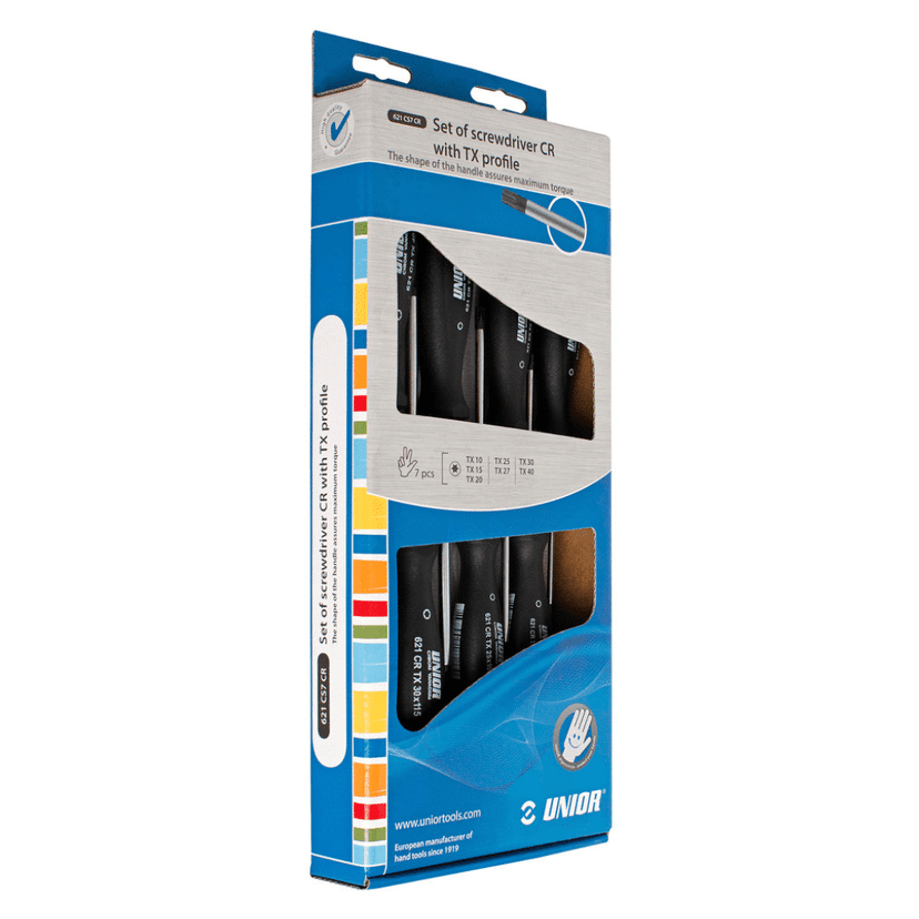 Set izvijačev TORX 7-delni TX7 - TX40