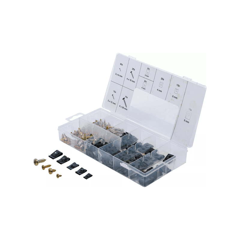 Set vijakov in blazin U-tipa 170-delni