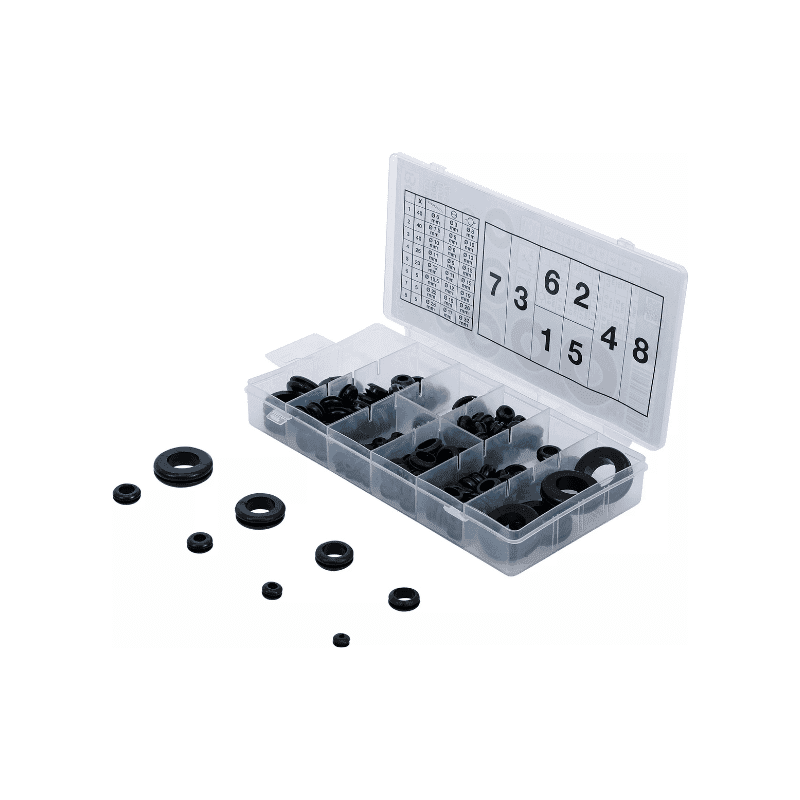 Set gumijastih podložk metrične 180-delni