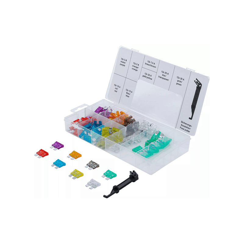 Set avtomobilskih varovalk 97-delni 3-30A