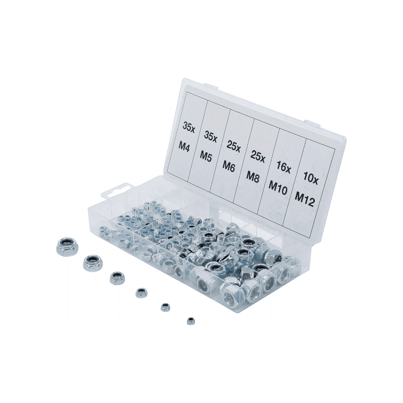 Set samovarovalnih matic 146-delni