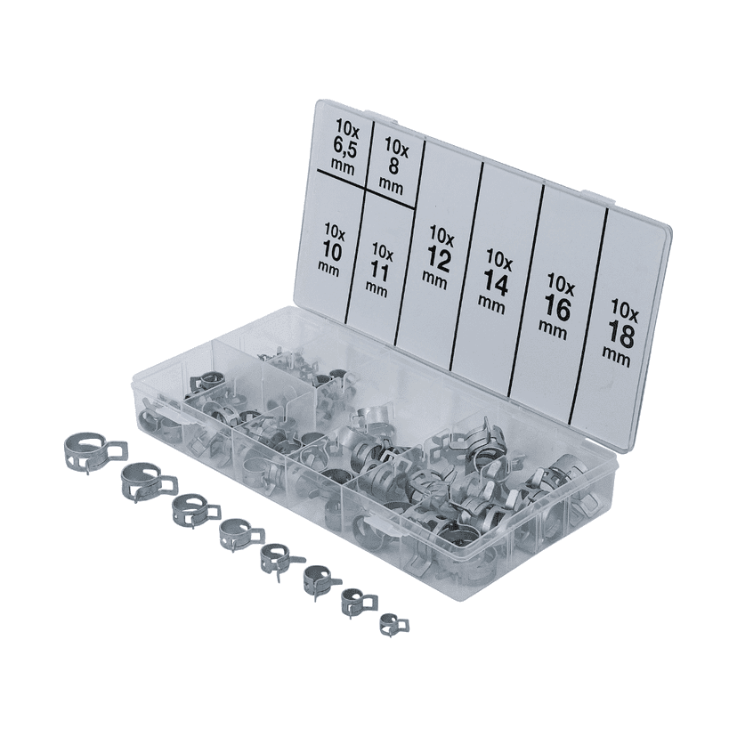 Set vzmetnih objemk 80-delni