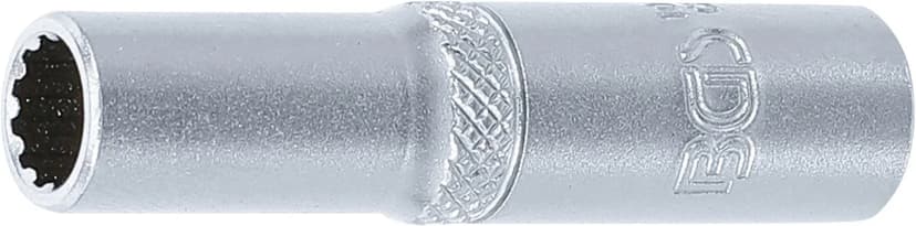 Nasadni ključ, Gear Lock, globok, pogon 6.3 mm (1/4"), 7 mm