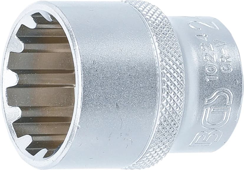 Nasadni ključ, Gear Lock, pogon 12.5 mm (1/2"), 24 mm