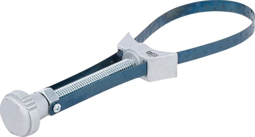 Trakasti ključ za oljne filtre, trak iz vzmetnega jekla, tlačno litega aluminija, Ø 110 - 155 mm