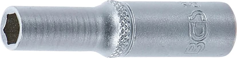 Nasadni ključ, šestrobi, globok, pogon 6.3 mm (1/4"), 6 mm