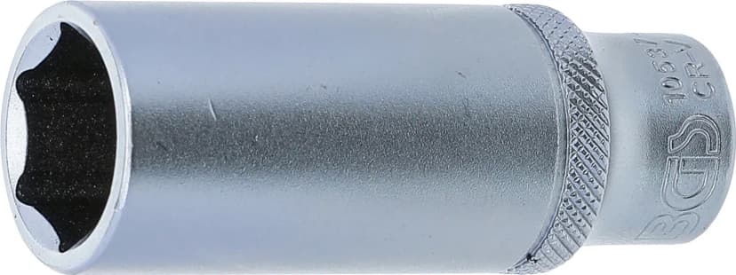 Nasadni ključ, šestrobi, globok, pogon 10 mm (3/8"), 17 mm
