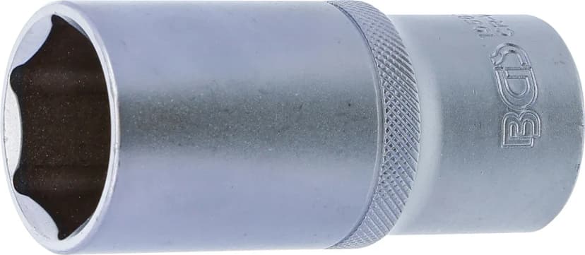 Nasadni ključ, šestrobi, globok, pogon 12.5 mm (1/2"), 27 mm