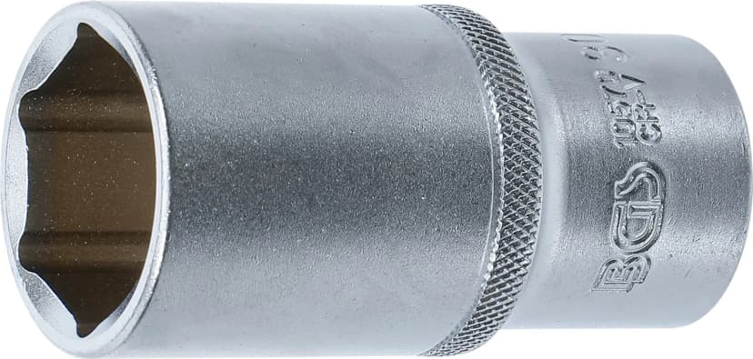 Nasadni ključ, šestrobi, globok, pogon 12.5 mm (1/2"), 30 mm