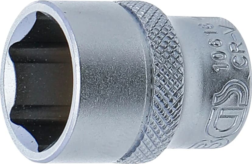 Nasadni ključ, šestrobi, pogon 10 mm (3/8"), 16 mm