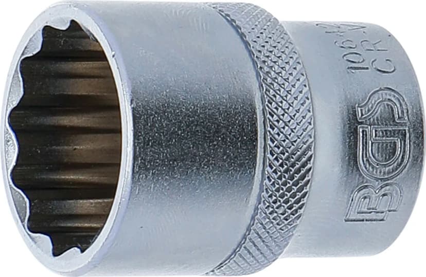 Nasadni ključ, 12-robni, pogon 12.5 mm (1/2"), 22 mm