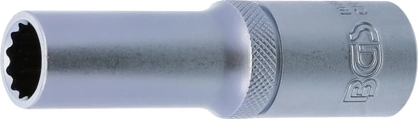 Nasadni ključ, 12-robni, globok, pogon 12.5 mm (1/2"), 12 mm