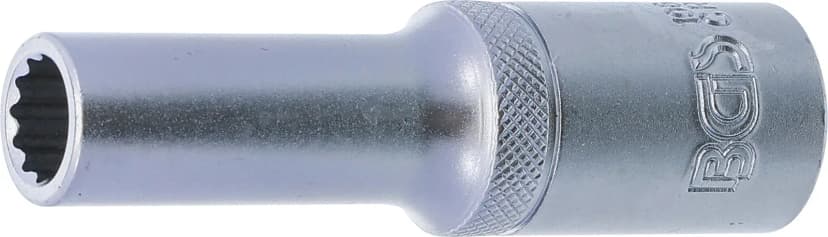 Nasadni ključ, 12-robni, globok, pogon 12.5 mm (1/2"), 10 mm