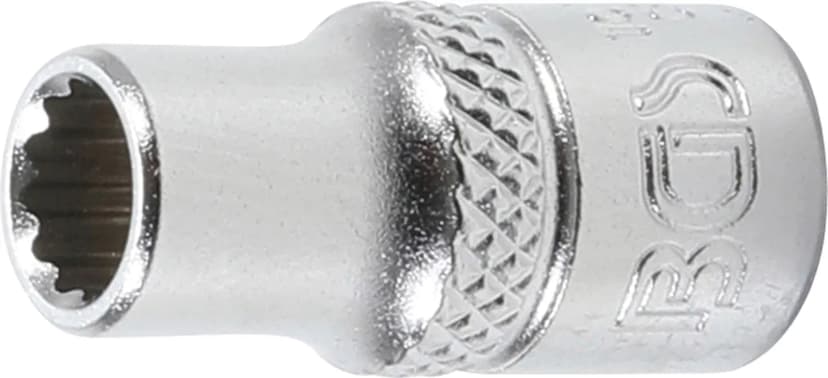 Nasadni ključ, 12-robni, pogon 6.3 mm (1/4"), 6 mm