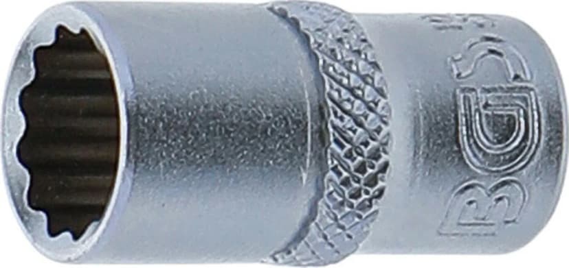Nasadni ključ, 12-robni, pogon 6.3 mm (1/4"), 9 mm