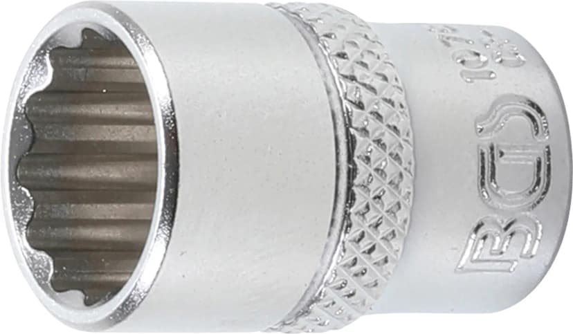 Nasadni ključ, 12-robni, pogon 6.3 mm (1/4"), 12 mm