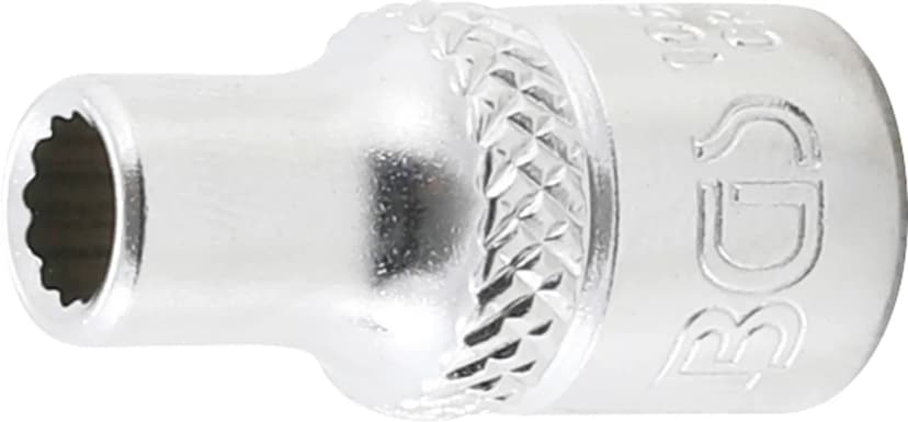 Nasadni ključ, 12-robni, pogon 6.3 mm (1/4"), 3/16"