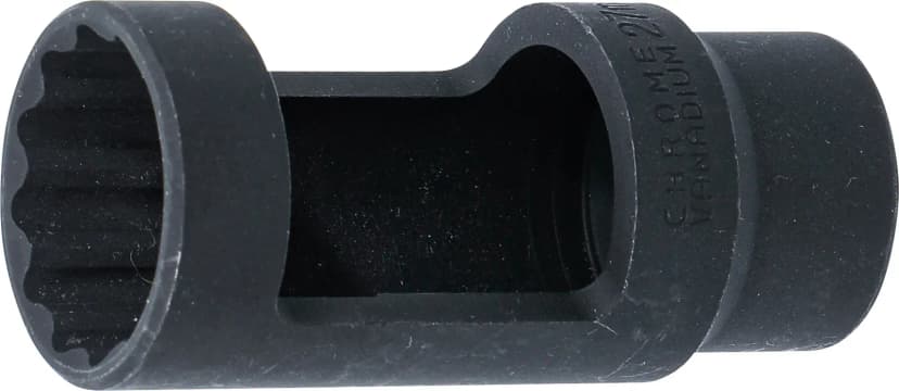 Nasadni ključ za lambda sondo, pogon 12.5 mm (1/2"), 27 mm 12-robi, okno 28 mm