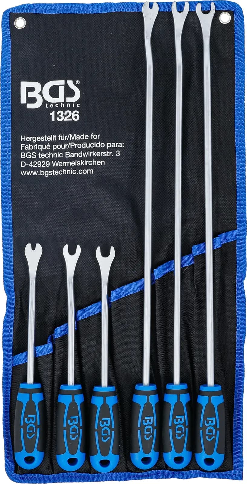 Set orodja za odstranjevanje notranjih oblog in sponk