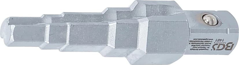Ključ za radiatorske vijake, pogon 12.5 mm (1/2"), 5 stopenj