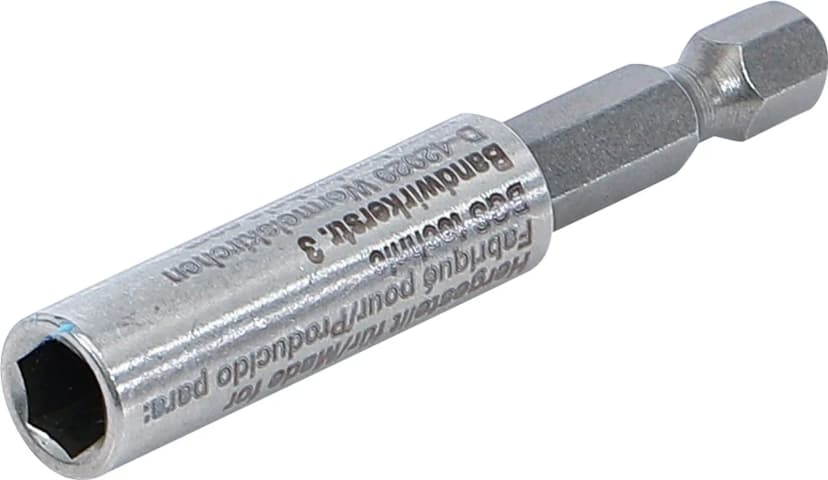 Magnetno držalo za bite, ekstra močno, zunanji šestrob 6.3 mm (1/4"), 60 mm