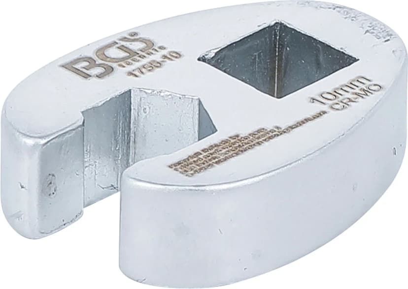 Odprti ključ za cevne priključke, pogon 10 mm (3/8"), 10 mm