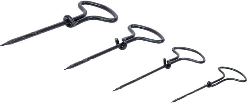 Set spiralnih svedrov za les, 2,5 - 5 mm, 4-delni