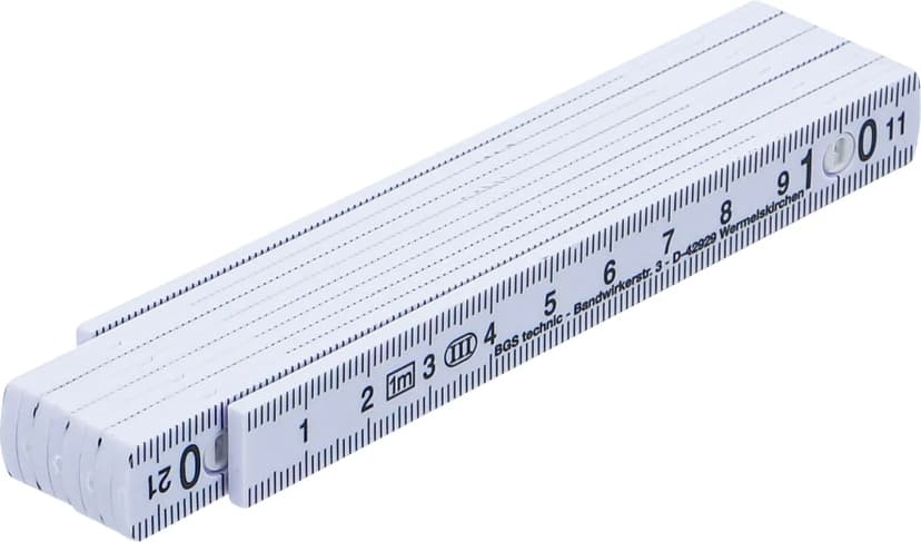 Zložljiv meter, 10 segmentov, 1 m