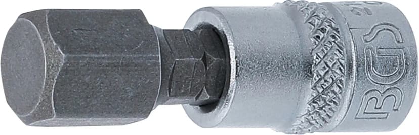 Nasadni ključ z bitom, pogon 6.3 mm (1/4"), notranji šestrob 10 mm