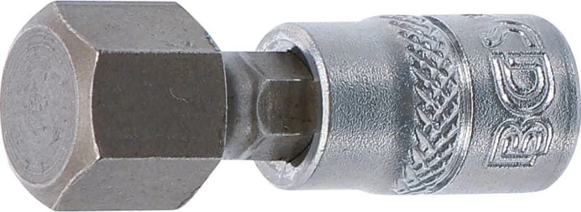 Nasadni ključ z bitom, pogon 6.3 mm (1/4"), notranji šestrob 12 mm