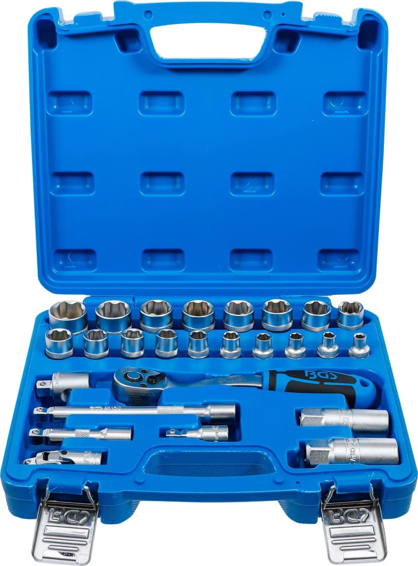 Set nasadnih ključev, pogon 10 mm (3/8"), 26-delni