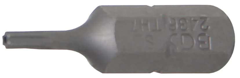 Bit, dolžina 25 mm, pogon 6.3 mm (1/4"), T-profil z zaščito proti odpiranju (za Torx) T7