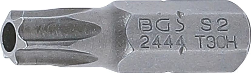Bit, dolžina 25 mm, pogon 6.3 mm (1/4"), T-profil z zaščito proti odpiranju (za Torx) T30