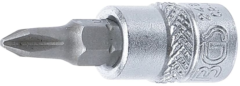 Nasadni ključ z bitom, pogon 6.3 mm (1/4"), križni PH1