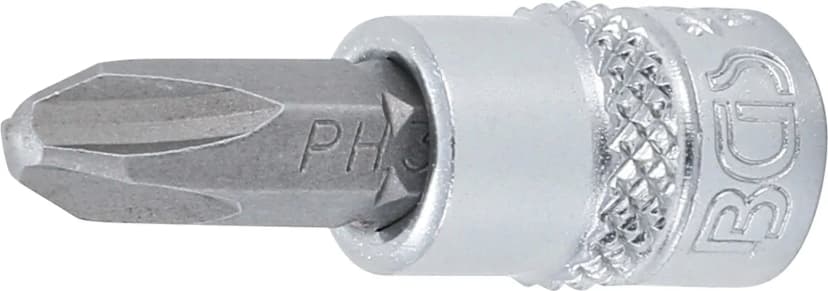 Nasadni ključ z bitom, pogon 6.3 mm (1/4"), križni PH3
