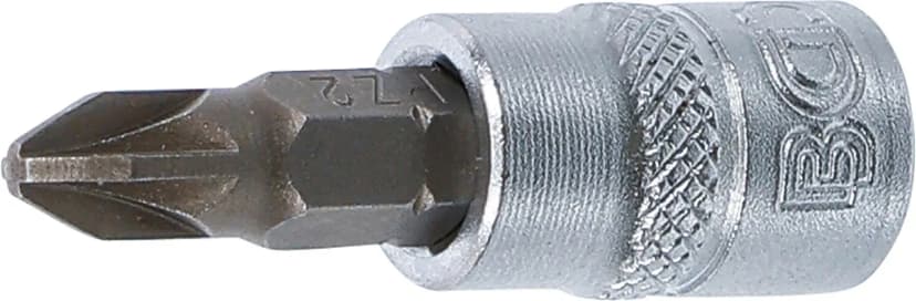 Nasadni ključ z bitom, pogon 6.3 mm (1/4"), križni PZ2