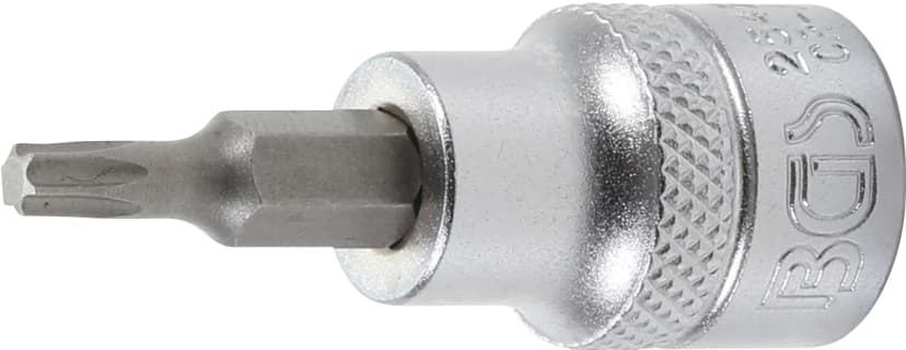 Nasadni ključ z bitom, pogon 10 mm (3/8"), T-profil (za Torx) T15