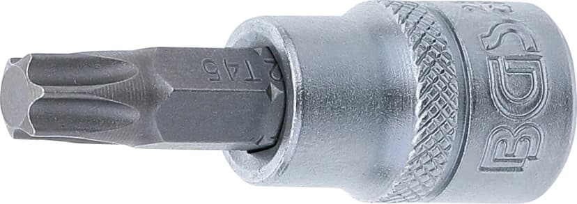Nasadni ključ z bitom, pogon 10 mm (3/8"), T-profil (za Torx) T45