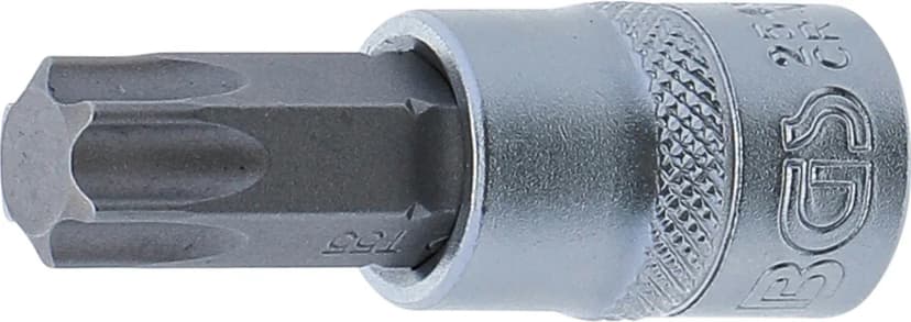 Nasadni ključ z bitom, pogon 10 mm (3/8"), T-profil (za Torx) T55