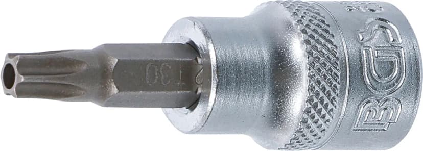 Nasadni ključ z bitom, pogon 10 mm (3/8"), T-profil z zaščito proti odpiranju (za Torx) T30