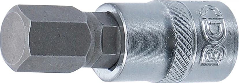 Nasadni ključ z bitom, pogon 10 mm (3/8"), notranji šestrob 12 mm