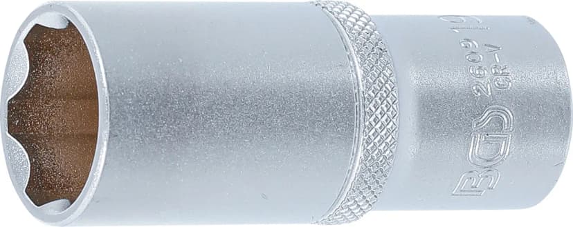 Nasadni ključ, Super Lock, globok, pogon 10 mm (3/8"), 19 mm