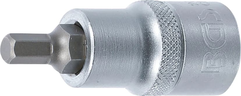 Nasadni ključ z bitom, dolžina 55 mm, pogon 12.5 mm (1/2"), notranji šestrob 1/4"
