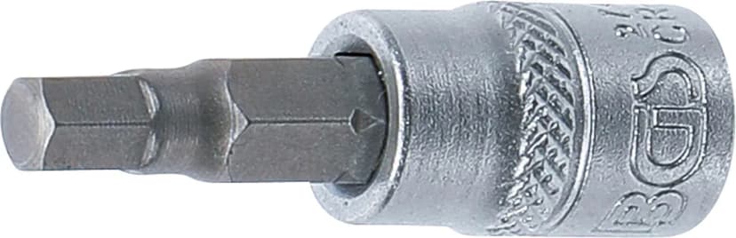 Nasadni ključ z bitom, pogon 6.3 mm (1/4"), notranji šestrob 3/16"