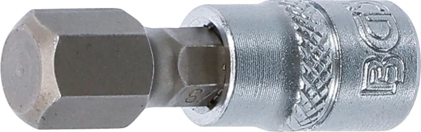 Nasadni ključ z bitom, pogon 6.3 mm (1/4"), notranji šestrob 3/8"