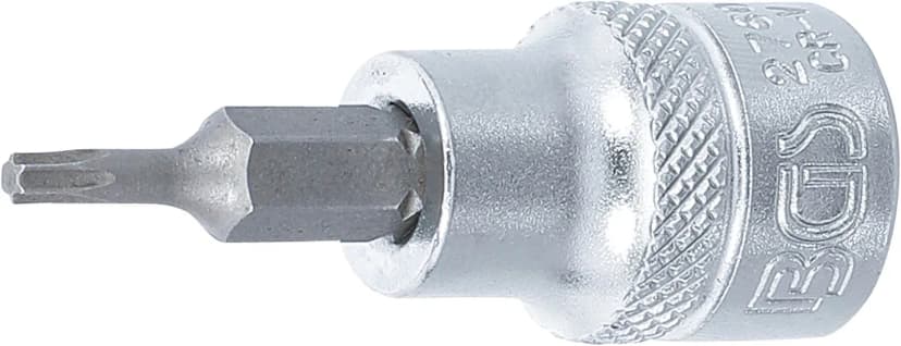 Nasadni ključ z bitom, pogon 10 mm (3/8"), T-profil (za Torx) T10