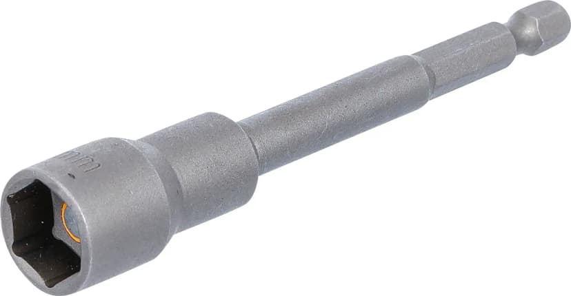 Nasadni ključ, šestrobi, ekstra dolg, za električne vrtalnike, pogon 6.3 mm (1/4"), 13 mm