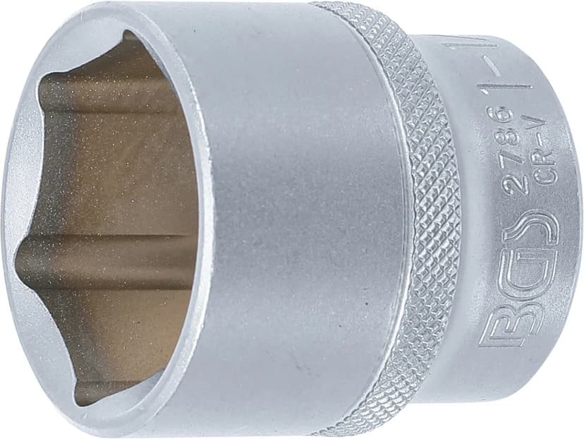 Nasadni ključ, šestrobi, pogon 12.5 mm (1/2"), 1.1/4"